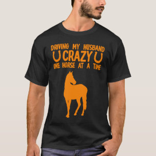 Crazy Horse Dame Dier Veulen Vrouwen Meisjes T-shirt