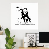 Crazy Horse Native American Leader Poster (Thuiskantoor)