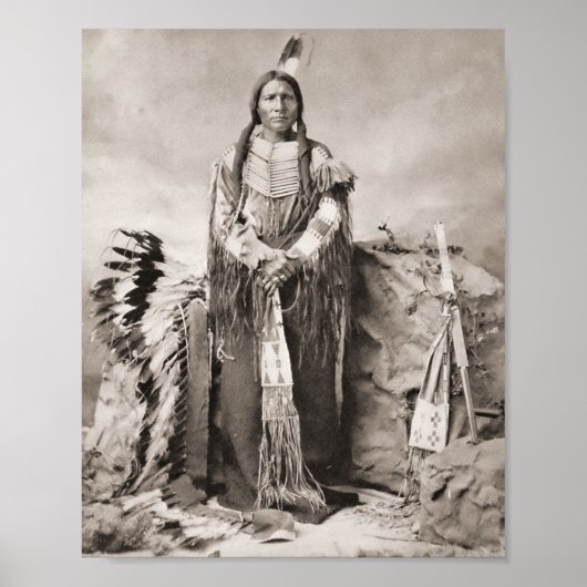 Crazy Horse Portrait Poster (Voorkant)