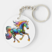 Crazy Horse Sleutelhanger (Achterkant)
