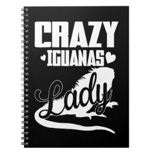 Crazy Iguana Lady Notitieboek