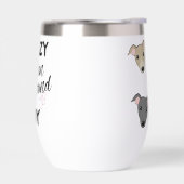 Crazy Italien Greyhound Lady Amoureux des chiens D (Gauche)