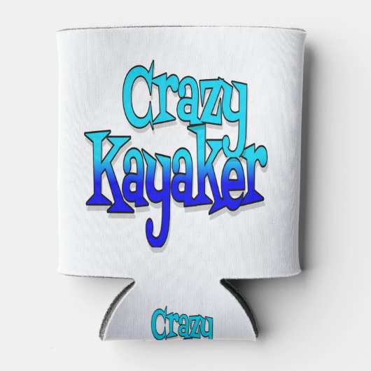 Crazy Kayaker Blikjeskoeler (Voorkant)