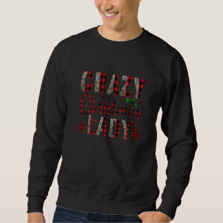 Crazy Kerstdame Leopard Buffalo Pset Red Xma Trui