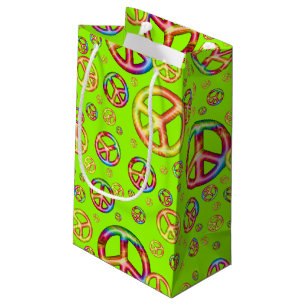Crazy Kids Colors PEACE OUT-Neon Cadeau Sac S
