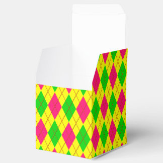 Crazy Kinder kleuren-CKC-Argyle 6-FAVOR BOX, vierk Bedankdoosjes