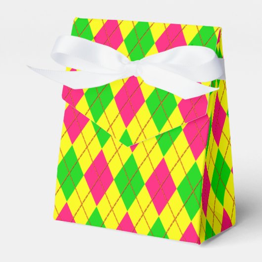 Crazy Kinder Kleuren-CKC-Argyle 6-GUNST DOOS, tent Bedankdoosjes (Voorkant Zijde)