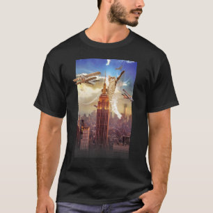 Crazy Kitty Kong, Grappige en Schattige Kat door Z T-shirt