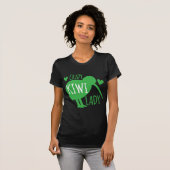 Crazy Kiwi Lady T-shirt (Voorkant volledig)