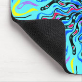 Crazy kleuren manddoodala muismat (Hoek)