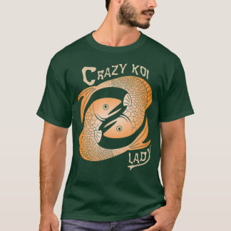 Crazy Koi Lady T-shirt