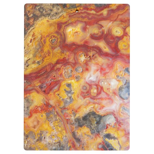 Crazy Lace Agate Pattern Klembord (Achterkant)