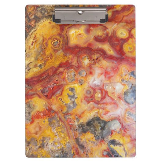 Crazy Lace Agate Pattern Klembord (Voorkant)