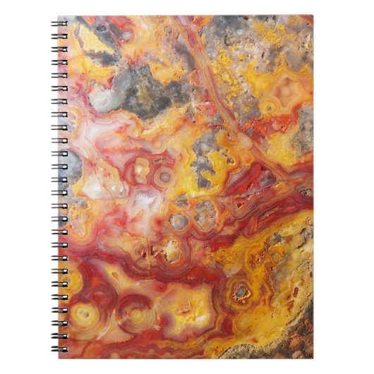 Crazy Lace Agate Pattern Notitieboek (Voorkant)