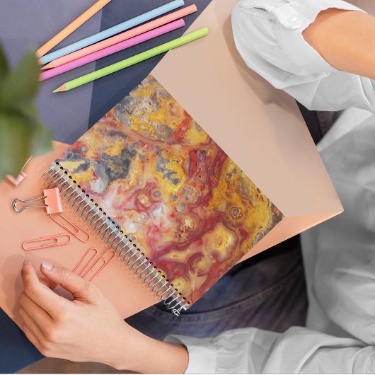 Crazy Lace Agate Pattern Notitieboek