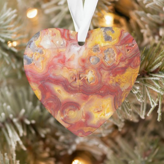 Crazy Lace Agate Pattern Ornament (Boom)