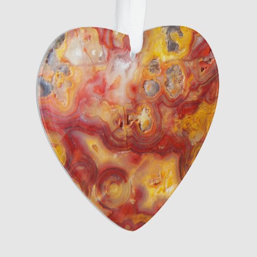 Crazy Lace Agate Pattern Ornament (voorkant)