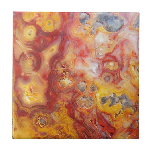 Crazy Lace Agate Pattern Tegeltje (Voorkant)