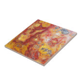 Crazy Lace Agate Pattern Tegeltje (Zijkant)