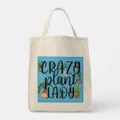 Crazy Lady Canvas tas (Achterkant)