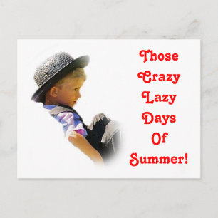 Crazy Lazy Days, Summer Briefkaart
