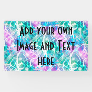 Crazy Licht naadloze achtergrondkleur Spandoek