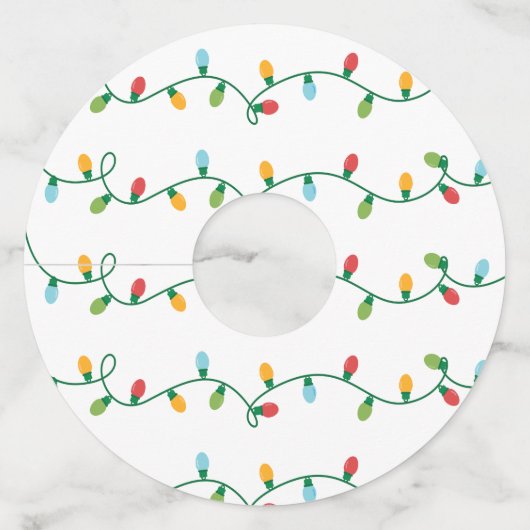 Crazy Lights Wijn Glass Labels (Voorkant)