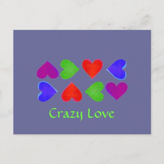 Crazy Love Briefkaarten (Voorkant)