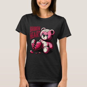 Crazy Love Hurt Broken Heart Pain Beer Valentijn D T-shirt