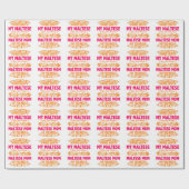 Crazy Maltese mam Cadeaupapier (Vlak)