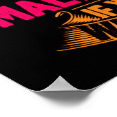 Crazy Maltese mam Poster (Hoek)