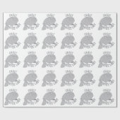 Crazy Manatee Lady Cadeaupapier (Vlak)