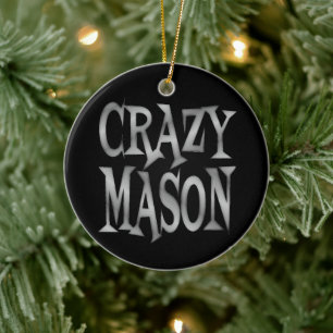 Crazy Mason Keramisch Ornament