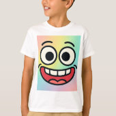 Crazy Meme Face Kinderen T-shirt (Voorkant)