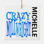 Crazy Millwright CUSTOM Keramisch Ornament (Achterkant)