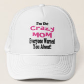 Crazy Mom Casquette d'avertissement (Devant)