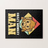 Crazy Monkey Man Legpuzzel (Horizontaal)