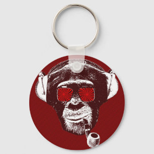 Crazy monkey sleutelhanger