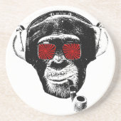 Crazy monkey zandsteen onderzetter (Voorkant)