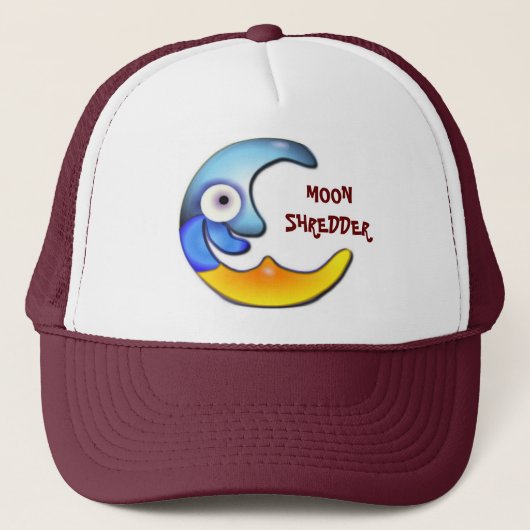 Crazy "Moon Shredder" Casquette de dessin (Devant)