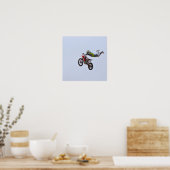 Crazy Motocross Poster (Keuken)