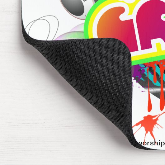 "Crazy" Mousepad Muismat (Hoek)