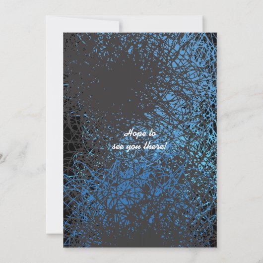 CRAZY MUSICAL NOTES Bar Mitzvah Invitation (Dos)