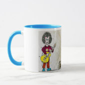 Crazy Musician1 Guitarist Mug (Gauche)