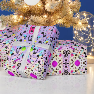 Crazy Notes-inpakpapier Cadeaupapier