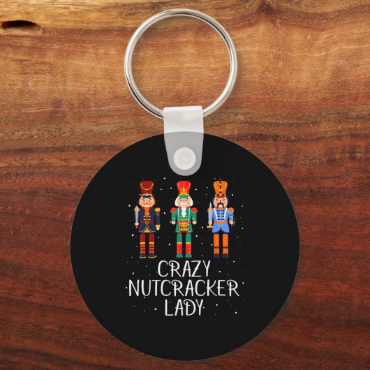 Crazy Nutcracker Lady  Sleutelhanger (Voorkant)