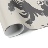 Crazy Old Birb Raven~wrappaper Cadeaupapier (Rol Hoek)