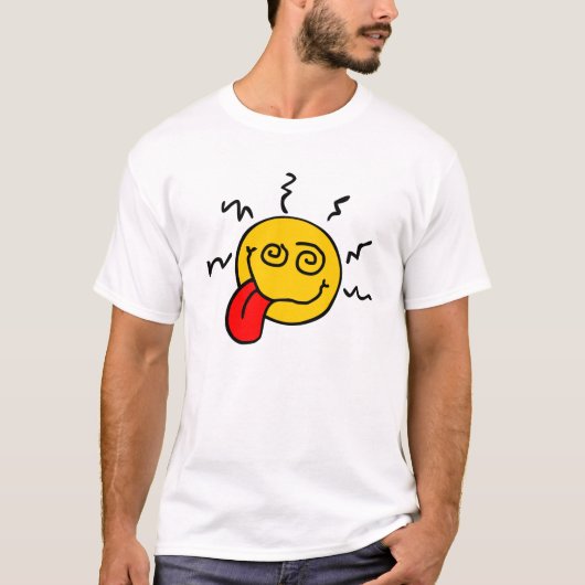 Crazy op Plain T-shirt (Voorkant)
