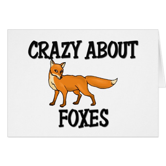 Crazy Over Foxes (Voorkant Horizontaal)