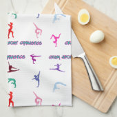 Crazy Over Gymnastiek Theedoek (Quarter Fold)
